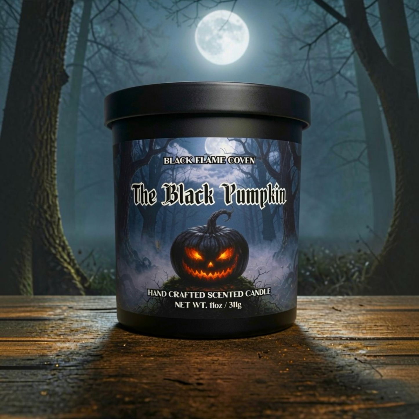 The Black Pumpkin 11oz Jar Candle